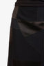 Moschino Couture Black Panelled Midi Skirt Size 14