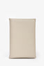 Hermès 2023 Off-White Leather Calvi Cardholder