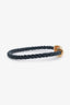 Fred 18k Yellow Gold Pave Diamond Large Cable Chance Infinie Bracelet Size 18
