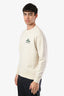 Aimé Leon Dore Cream Cotton Logo Sweatshirt Size S Mens