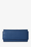 Hermès 2016 Blue Leather Passant Longue Wallet