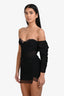 For Love & Lemons Black Lace One Shoulder Mini Dress Size XS