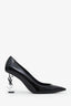 Saint Laurent Black Patent Leather Opyum Pumps Size 39