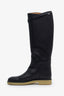 Hermès Black Calfskin Faustine Riding Boots Size 37