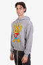 Gucci x Pablo Delcielo Grey Cotton-Jersey Hoodie Size S