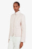 Burberry Light Pink Quilted Jacket Size M