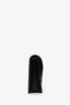 Saint Laurent Black Chevron Leather Small Envelope Wallet On Chain
