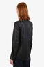 Toteme Black Leather Buttoned Shirt Jacket Size 34