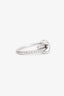 Chaumet 18K White Gold Jeux de Liens Ring Size 48
