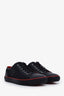 Pre-loved Chanel™ Black/Red Nylon/Leather Quilted Sneakers Size 38