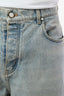 Louis Vuitton Light Wash Blue Denim Wide Leg Jeans Size 30 Mens