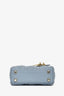 Christian Dior 2020 Blue Lambskin Micro Lady Dior