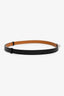 Hermès Black Leather Kelly Belt 18 PHW