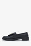 Pre-loved Chanel™ Black Quilted Lambskin Flap CC Turnlock Loafers Size 38.5