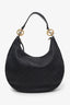 Gucci Black Guccissima Medium GG Twins Hobo
