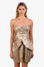 Cult Gaia Gold 'Charlique' Mini Dress Size 6