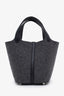 Hermès 2020 Grey/Black Feutre & Swift Picotin Lock 18