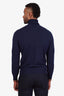 Brunello Cucinelli Navy Cashmere Turtleneck Sweater Size 48 Mens