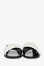 Rag & Bone Black/White 'Keaton' Leather Sandals Size 39