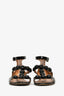 Alaïa Black Patent 'Pom Pom' Sandals Size 39