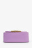 Celine Purple Leather Mini Triomphe Claude Belt Bag
