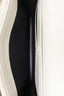 Saint Laurent Cream Leather Chevron Envelope Wallet on Chain