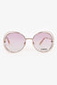 Chloe Pink/Rose Gold '2138' Sunglasses