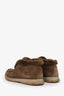 Loro Piana Brown Suede Summer Charms Walk Moccasins Size 40.5
