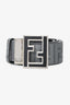 Fendi Grey/Black Reversible FF Zucca Print and FF Buckle College Men's Belt
