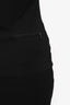 Prada Black Cotton V-Neck Short Sleeve T-Shirt Size L