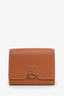 Burberry Brown Leather TB Compact Wallet