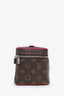 Louis Vuitton Brown/Pink Monogram Macassar Mini Nice Vanity Case