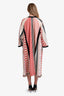 Devotion Twins Red Linen Printed "California" Maxi Dress Size S