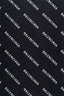 Balenciaga Black/White Logo Scarf
