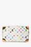 Louis Vuitton 2003 White Multicolour Murakami Speedy 30 Bag