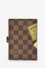 Louis Vuitton Brown Damier Ebene 'Trunk & Labels' Agenda with Initials T.T