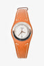 Hermès 2001 Stainless Steel/Brown Leather Strap Harnais Watch