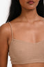 Reformation Brown Knit Sleeveless Crop Top + Pencil Skirt Set Size XS