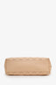 Pre-loved Chanel™ 2017 Beige Caviar Perforated CC Shopping Tote