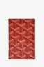Goyard Red Goyardine Canvas and Leather Saint Pierre Card Holder