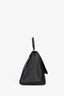 Celine Grey/Navy Leather Medium Shoulder Bag