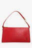 Louis Vuitton 2004 Red Epi Pochette