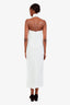 White Halter Neck Backless 'Hemingway' Dress Size 36