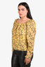 Frame Python Off The Shoulder 'Billow' Top Size M
