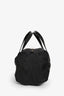 Prada Black Nylon Patent Strap Duffle Shoulder Bag