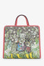 Gucci x Yuko Higuchi Pink GG Supreme Rabbit Printed Small Tote Bag With Strap