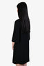 Dolce & Gabbana Black Crystal Collar Shift Dress Size 40