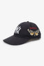 Gucci x New York Yankees Butterfly Embroidered Baseball Hat