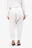 Sibel Saral White Linen Pants Size L