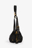 Christian Dior 2025 Black Crinkled Leather Small 'D-Journey' Hobo Bag